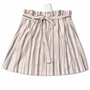 NWT RACHEL Rachel Roy Ania Collection Striped Mini Skirt Tie Waist 18W